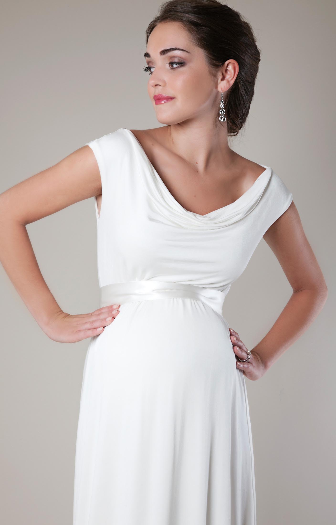 Liberty Maternity Wedding Gown (Ivory) - Maternity Wedding Dresses ...