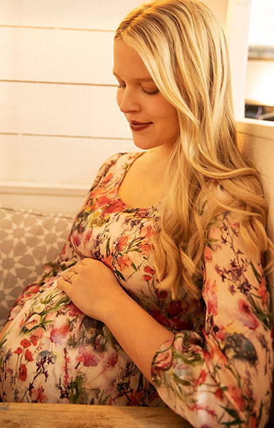 Lucy Maternity Dress Wildflower Garden by Tiffany Rose