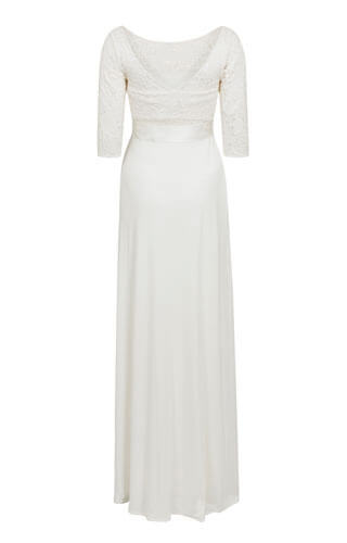 Lucia Maternity Wedding Gown Long Ivory White by Tiffany Rose