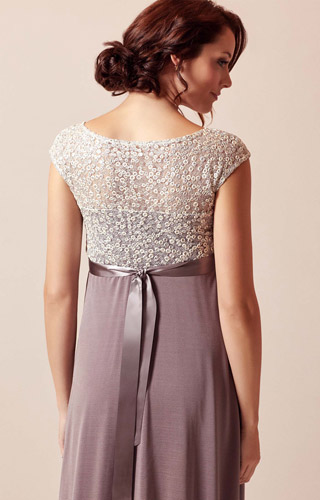 Robe de Grossesse Mia Gris Truffé by Tiffany Rose