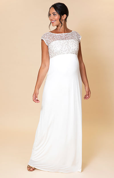 Mia Maternity Wedding Gown in Ivory by Tiffany Rose