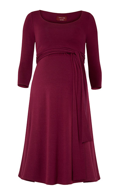 Naomi Maternity Nursing Dress Mulberry by Tiffany Rose