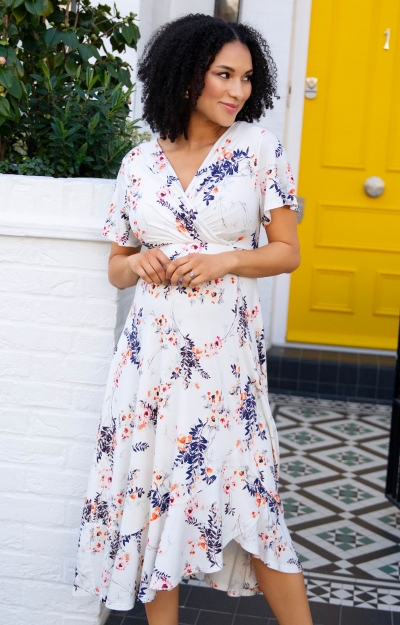 Rosalie Midi Dress (Japanese Garden) by Tiffany Rose