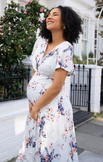 Rosalie Midi Dress (Japanese Garden) by Tiffany Rose