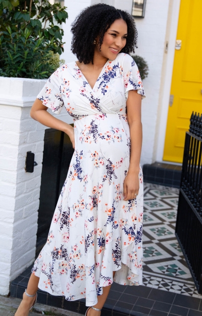 Rosalie Midi Dress (Japanese Garden) by Tiffany Rose