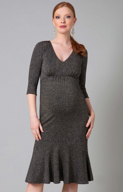 Stella Dress (Sparkle Black) by Tiffany Rose