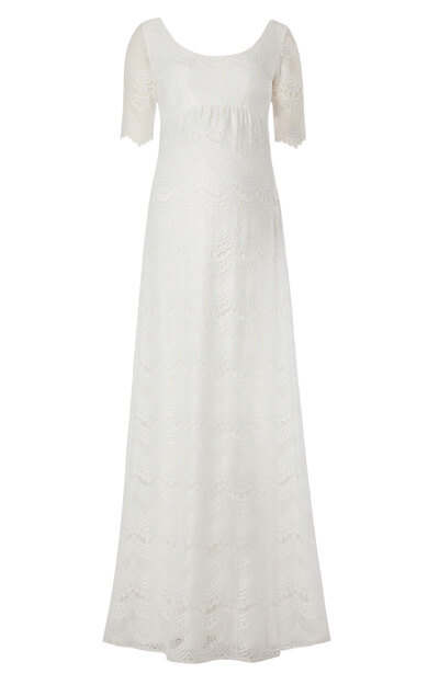 Verona Maternity Wedding Gown Ivory White by Tiffany Rose