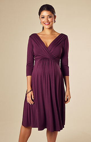 Robe de Grossesse Willow Prune by Tiffany Rose