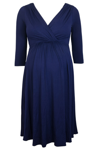 Willow Maternity Dress Eclipse Blue by Tiffany Rose