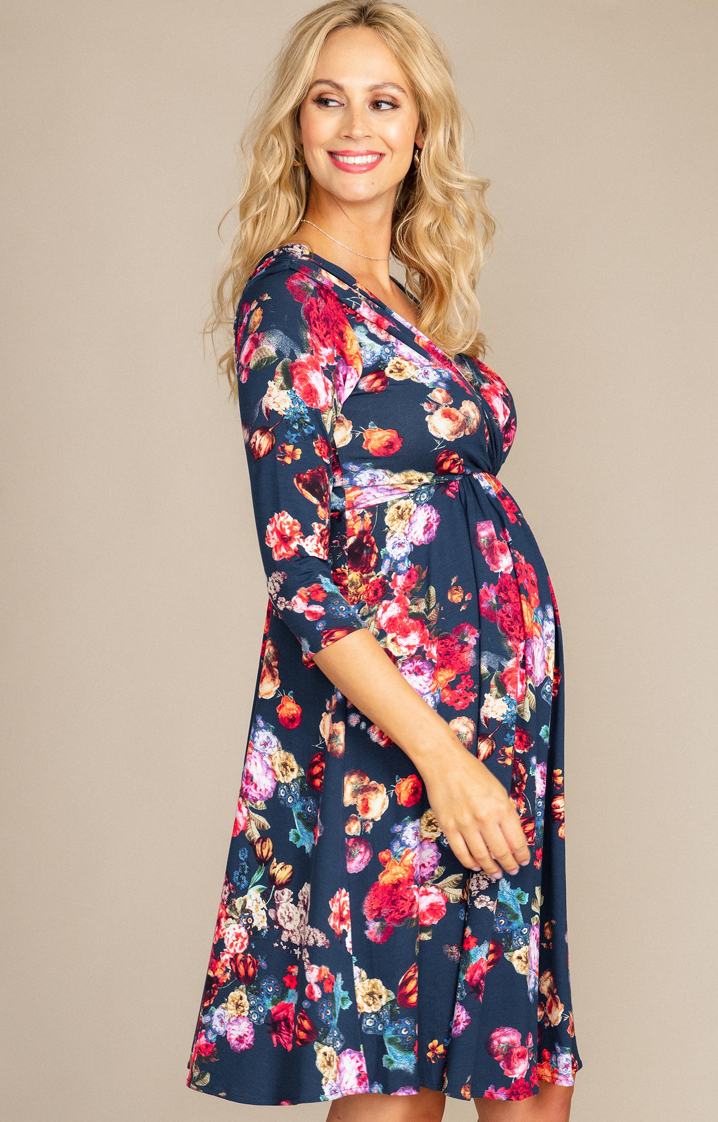 Willow Maternity Dress Midnight Garden - Maternity Wedding Dresses ...