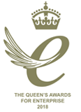 Tiffany Rose freut sich, mit dem Queen's Award für Unternehmen gewürdigt worden zu sein 