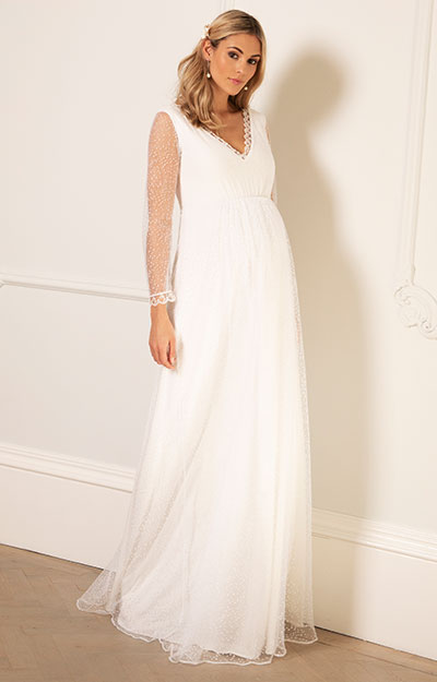 Lily Maternity Wedding Gown by Tiffany Rose