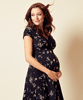 Alessandra Maternity Dress Short Night Blossom by Tiffany Rose