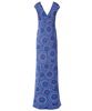 Umstandsmoden Maxi-Kleid in Azteken blau by Tiffany Rose