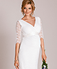Amily Gravid Bröllopsklänning (Elfenben) by Tiffany Rose