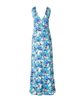Robe de Grossesse Anastasia Longue Nil Bleu by Tiffany Rose