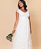 Clover Bröllopsklänning (Elfenben) by Tiffany Rose