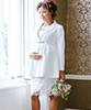 Kathleen Maternity Bridal Jacket Ivory by Tiffany Rose