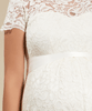 Penelope Umstands Hochzeitskleid lang in Elfenbein by Tiffany Rose
