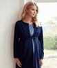 Roma Maternity Dress Coat Midnight Blue by Tiffany Rose