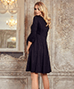 Umstandsmoden-Kleid Sienna kurz schwarz by Tiffany Rose