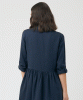 Umstands-Blusenkleid Demi Tencel (Marineblau) by Tiffany Rose