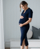 Maddy Knit Polo Maternity and Nursing Dress by Tiffany Rose