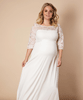 Lucia Gravid Bröllopsklänning Lång i plusstorlek Elfenbensvit by Tiffany Rose