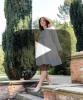 Sienna Gravidklänning Kort Kräm by Tiffany Rose