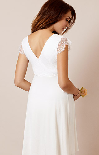 Nina Maternity Wedding Dress Ivory White by Tiffany Rose