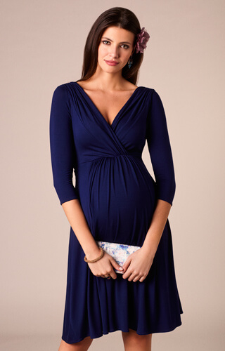 Willow Maternity Dress Eclipse Blue by Tiffany Rose